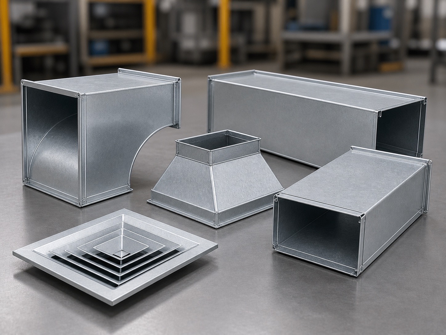 Aplikasi material baja untuk Ducting