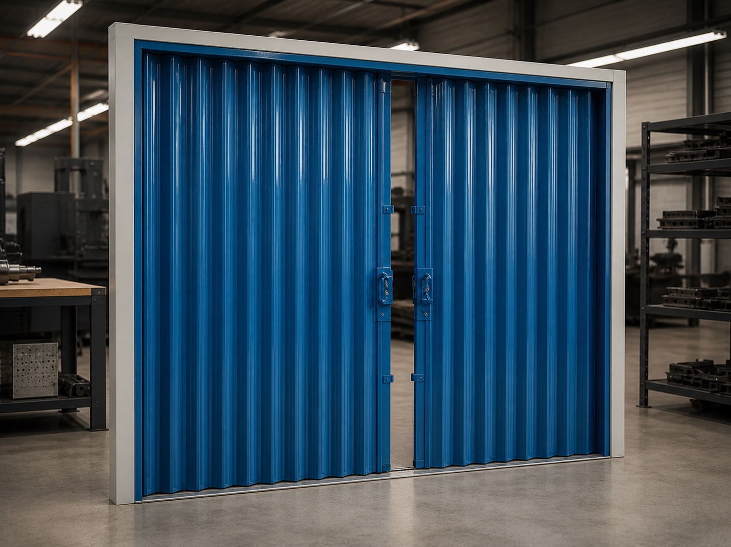 Aplikasi material baja untuk Folding Gate